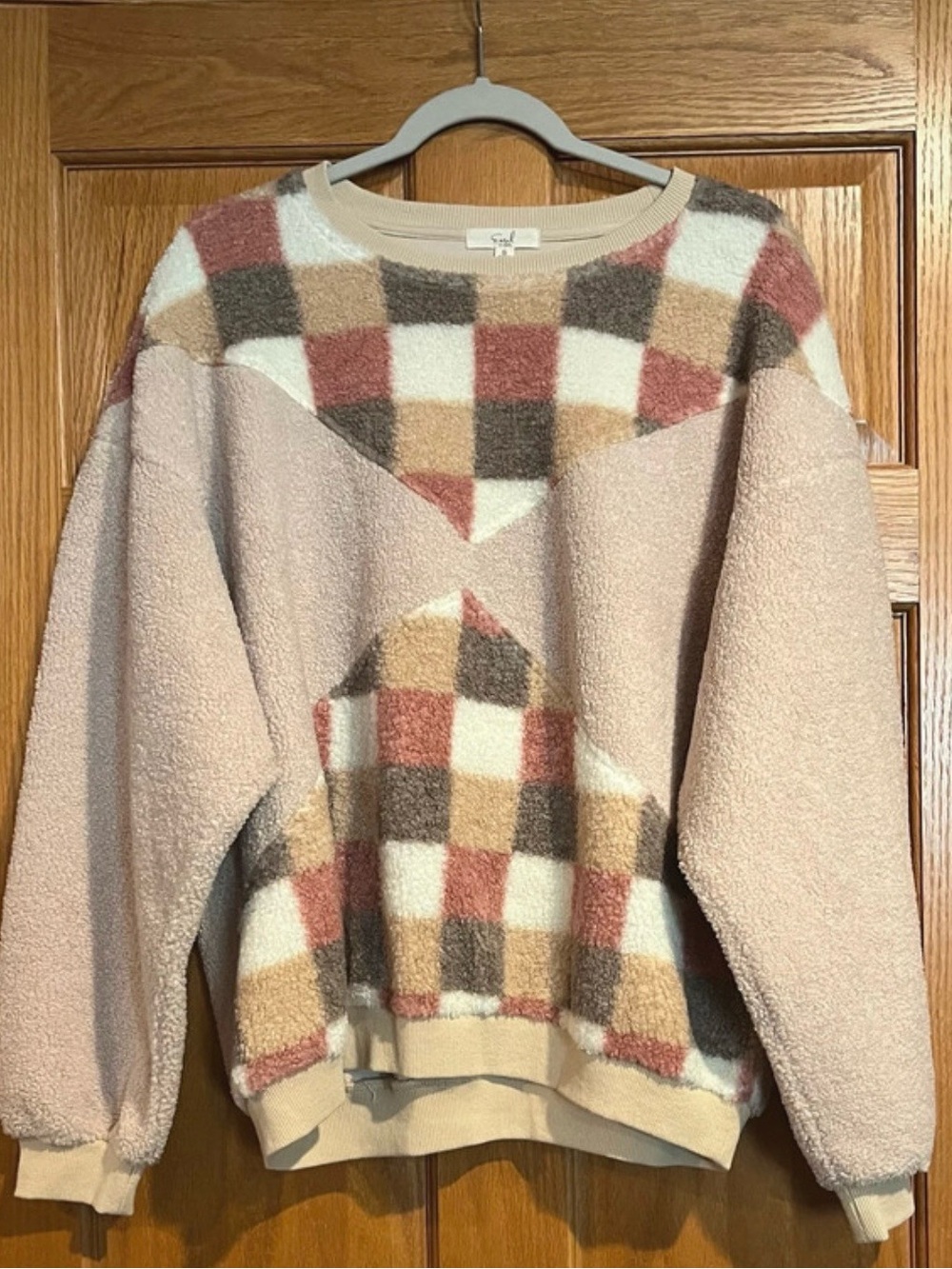 Easel Soft Plaid Pullover